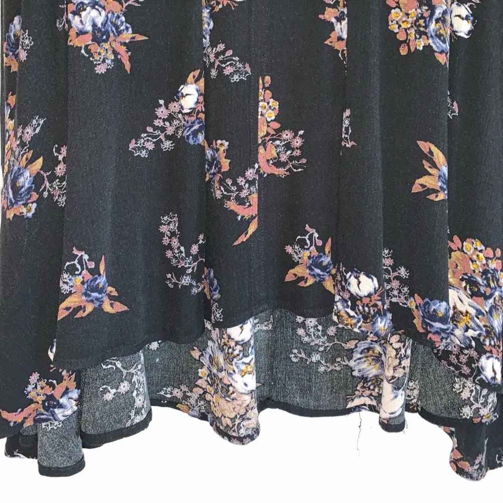 Free People Black Tree Swing Tunic Dress - Picture 15 of 16